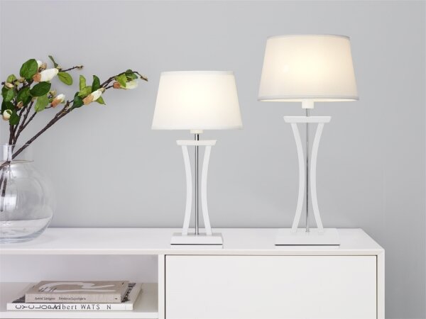 Cottex B2429V - Stolná lampa NEW CHELSEA 1xE14/40W/230V biela