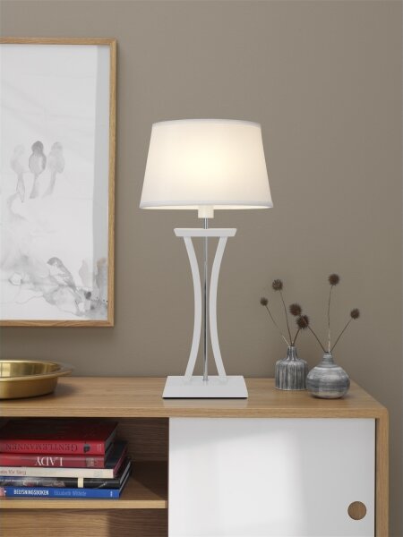 Cottex B2429V - Stolná lampa NEW CHELSEA 1xE14/40W/230V biela