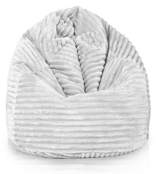 Sedací vak SAKO biely stripe