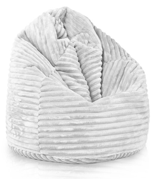 Sedací vak SAKO biely stripe