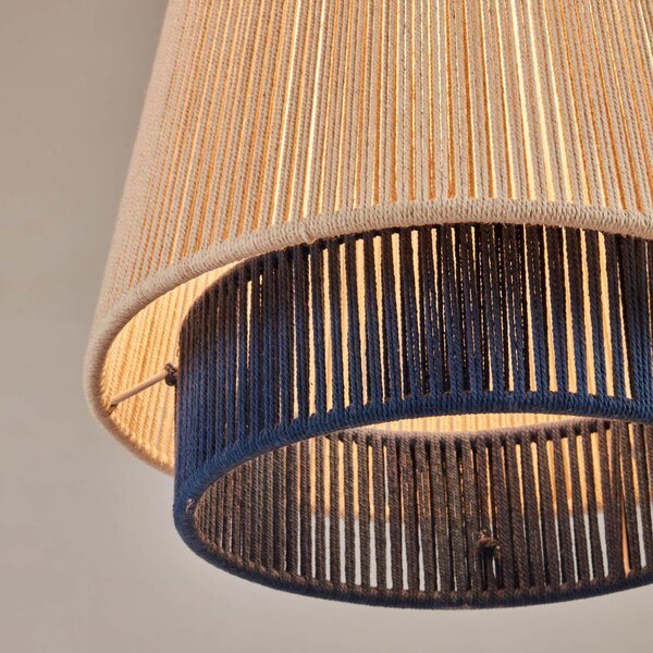 MUZZA Stropná lampa avya Ø 30 x 45 cm viacfarebná