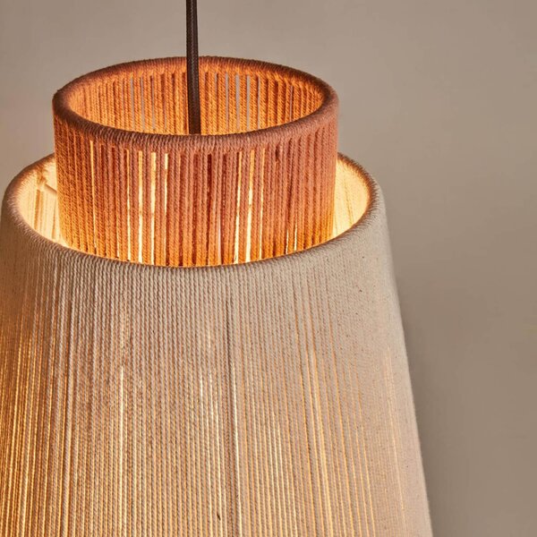 MUZZA Stropná lampa avya Ø 30 x 45 cm viacfarebná