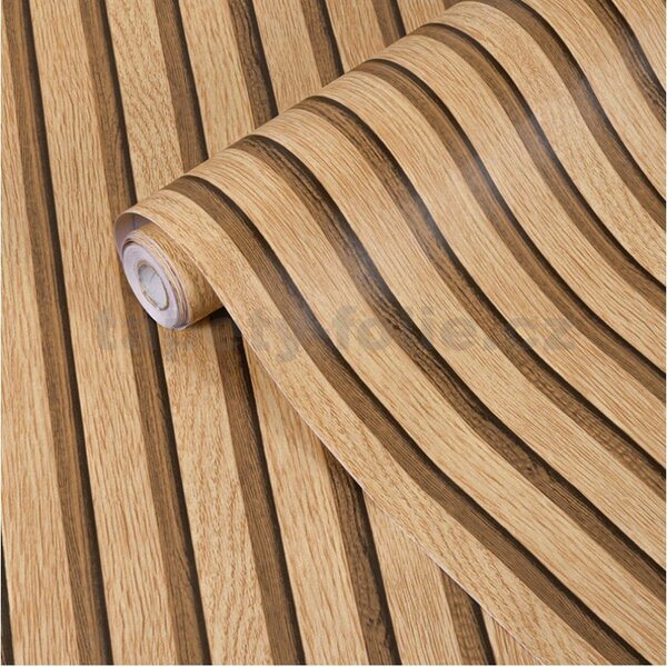 Samolepiace tapety 45 cm x 10 m IMPOL TRADE 9342, lamely dub svetlý, Samolepiace tapety