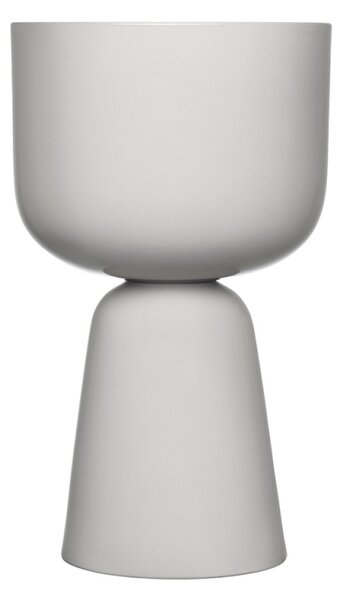 Iittala Kvetináč Nappula S, vysoký / sivý