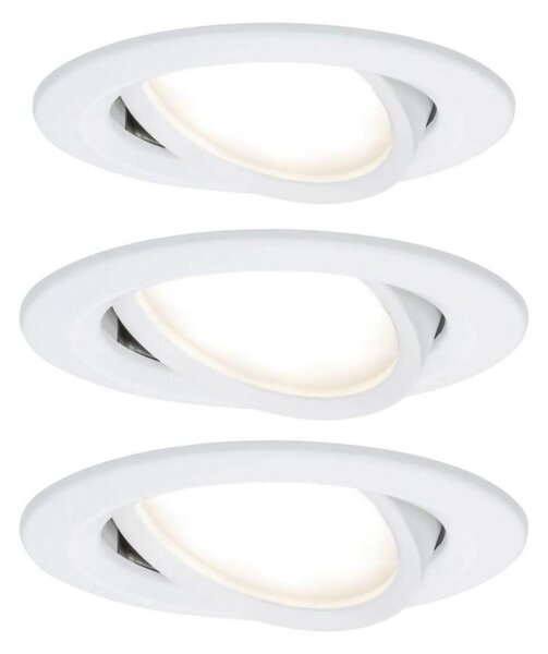 Paulmann 93449 - SADA 3xLED/6,5W IP23 Kúpeľňové podhľadové svietidlo NOVA 230V