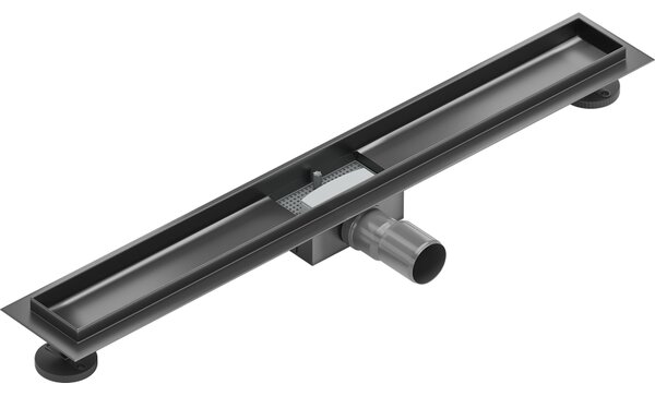 Mexen Flat telo pre líniový odtok 70 cm, brúsená zbraňová šedá - 1E15070