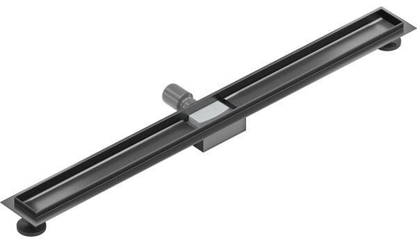 Mexen Flat korpus pre lineárny odtok 90 cm, gun gray brúsený - 1E15090