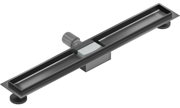 Mexen Flat telo pre líniový odtok 70 cm, brúsená zbraňová šedá - 1E15070