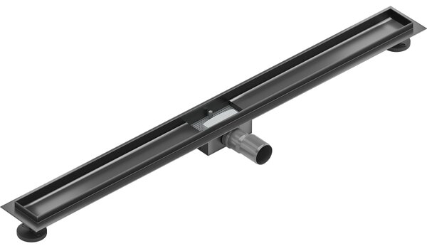 Mexen Flat korpus pre lineárny odtok 90 cm, gun gray brúsený - 1E15090