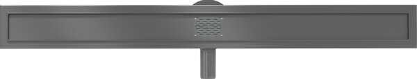 Mexen Flat 360° telo pre otočný líniový odtok 80 cm, gun gray kartáčovaný - 1E40080