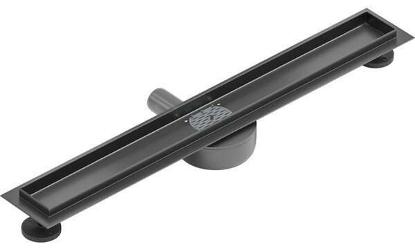 Mexen Flat 360° telo pre lineárny odtok otočný 50 cm, gun gray brúsený - 1E40050