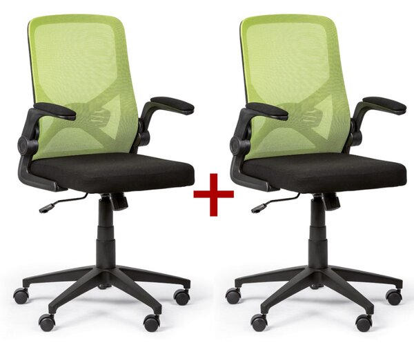 Kancelárska stolička FLEXI 1+1 ZADARMO, zelená