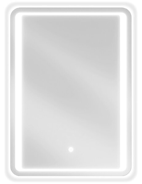 Mexen Zusa podsvietené kúpeľňové zrkadlo 50 x 70 cm, LED 6000K, proti zahmlievaniu - 9808-050-070-611-00