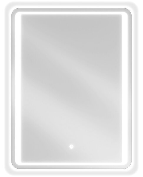 Mexen Zusa kúpeľňové zrkadlo s podsvietením 60 x 80 cm, LED 6000K, proti hmle - 9808-060-080-611-00