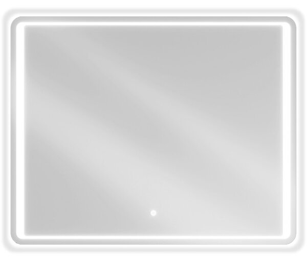 Mexen Zusa zrkadlo do kúpeľne s podsvietením 100 x 80 cm, LED 6000K, proti zahmlievaniu - 9808-100-080-611-00