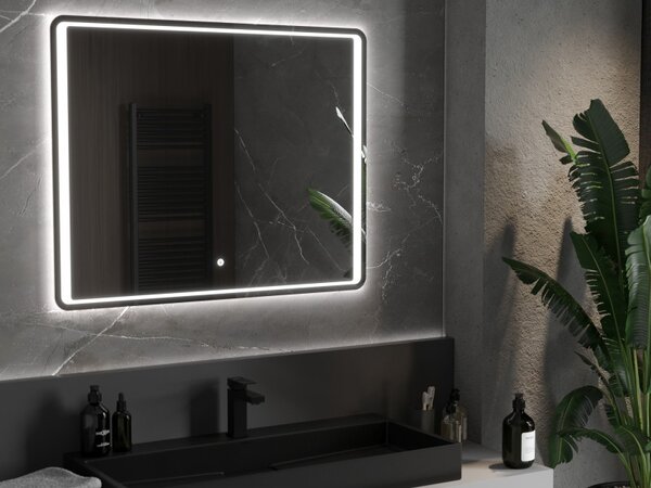 Mexen Zusa zrkadlo do kúpeľne s podsvietením 100 x 80 cm, LED 6000K, proti zahmlievaniu - 9808-100-080-611-00