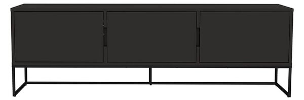 MUZZA TV stolík pili 176 x 57 cm čierny