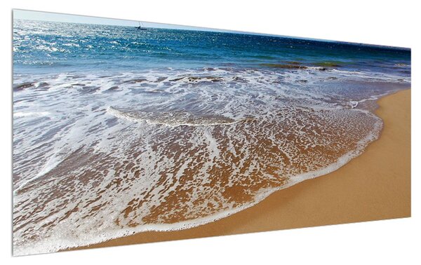 Obraz morskej piesočnatej pláže (120x50 cm)