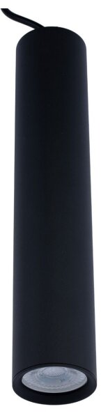 Luster na lanku KARADON 1xGU10/30W/230V 29 cm čierna