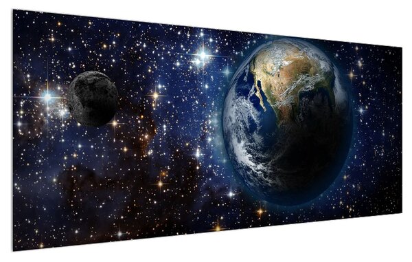 Vesmírny obraz planét (120x50 cm)