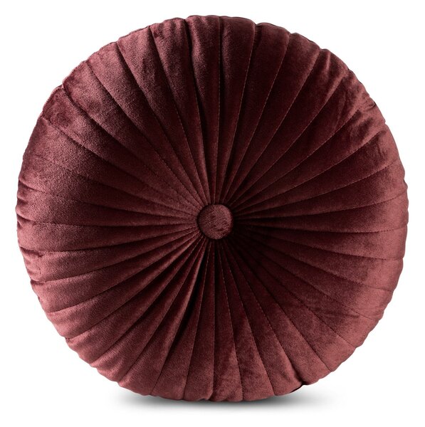 DEKORAČNÝ VANKÚŠ VELVET68 (FI) 40 CM BORDOVÁ
