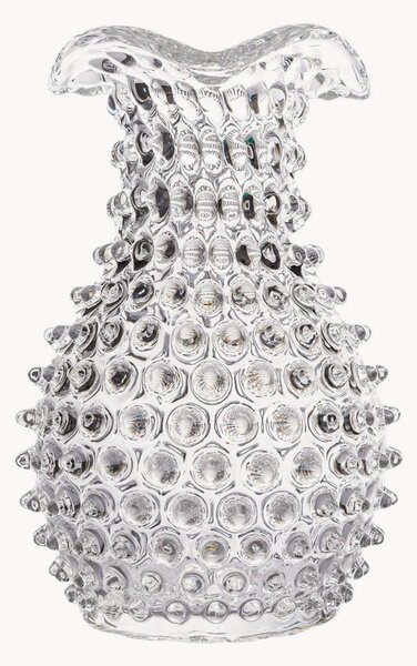 Ručne fúkaná váza Hobnail, V 21 cm