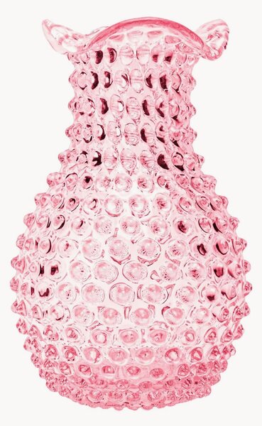Ručne fúkaná váza Hobnail, V 21 cm