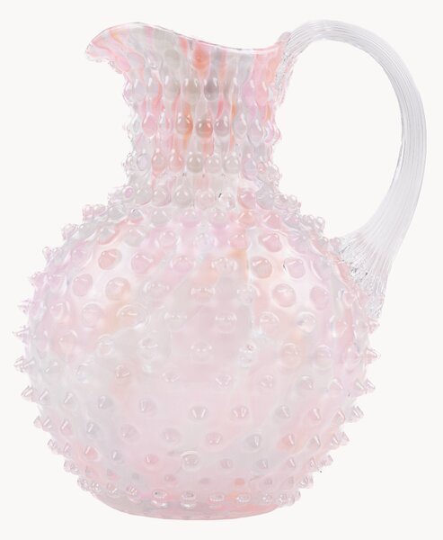 Ručne fúkaný džbán Hobnail