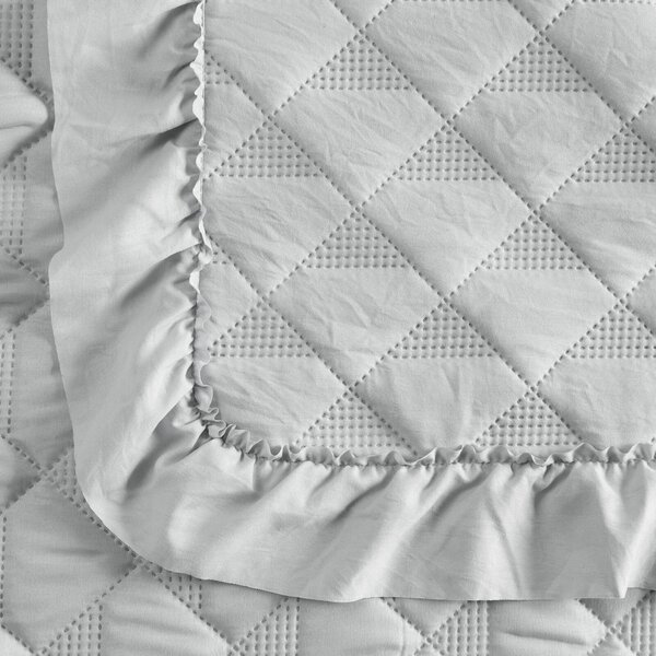 PREHOZ NA POSTEĽ VANESA 170X210 CM STRIEBORNÝ