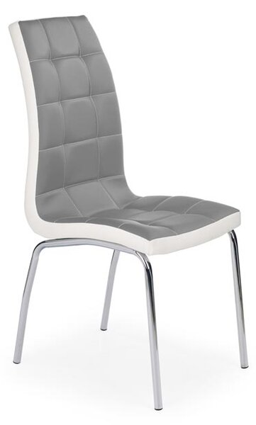 Halmar K186 stolička šedo - biela