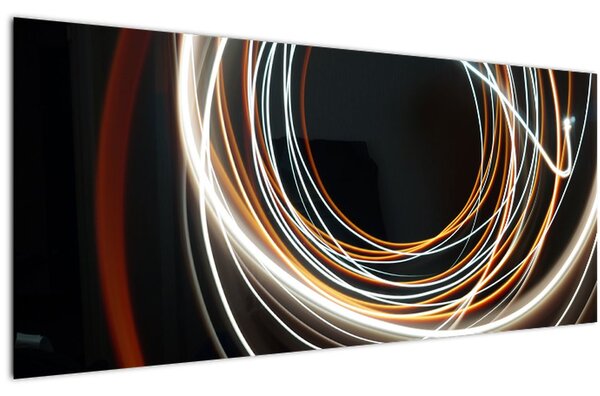 Abstraktný obraz - čiary (120x50 cm)