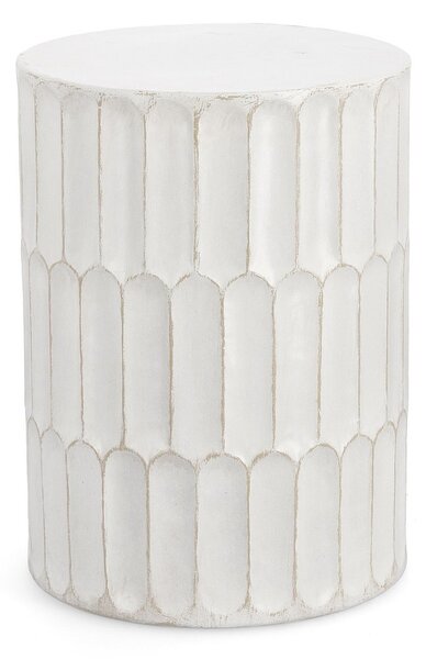 CAESAR biely konferenčný stolík D40.5cm