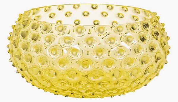 Ručne fúkaná servírovacia miska Hobnail