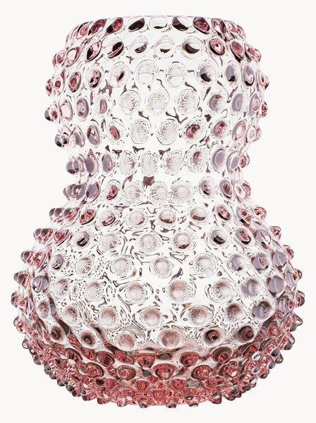 Ručne fúkaná váza Hobnail Birdie, V 20 cm