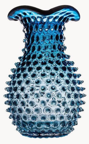 Ručne fúkaná váza Hobnail Blonde, V 30 cm