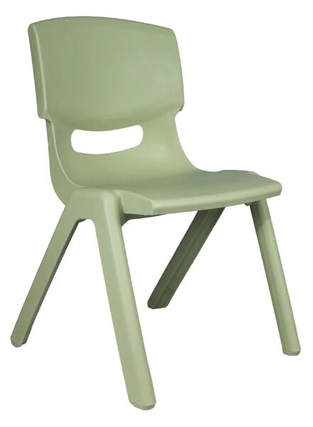 Detská stolička plastová Pastel Green