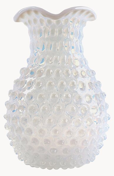 Ručne fúkaná váza Hobnail, V 21 cm