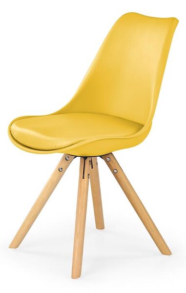 Halmar K201 jedálenská stolička žltá