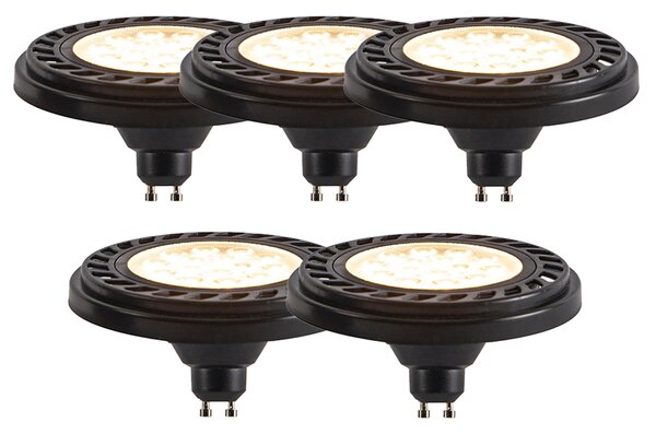 Sada 5 stmievateľných LED žiaroviek GU10 s 3-stupňovým stmievaním AR111 8W 700lm 2700K