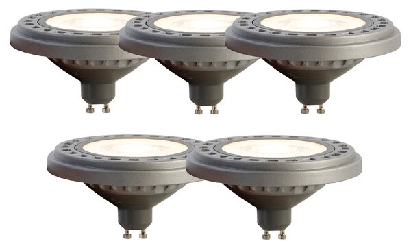 Sada 5 LED žiaroviek GU10 AR111 8W 750 lm 3000K
