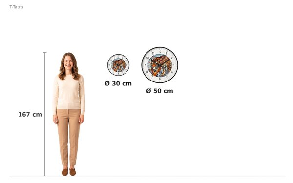 Tiché HDF hodiny - Tiger Japanesse