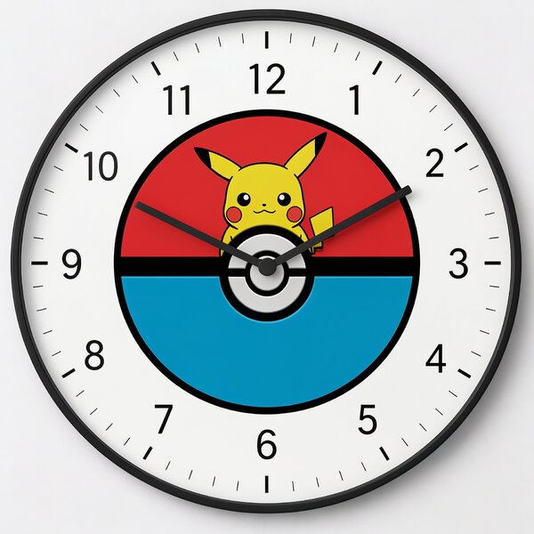 Tiché HDF hodiny - Pokéball Pikatchu