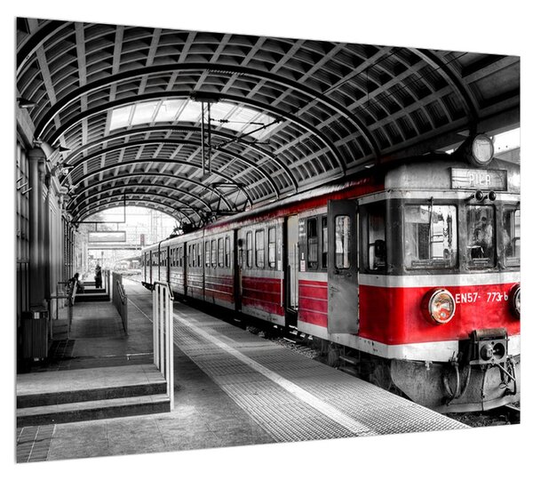 Obraz historického vlaku (70x50 cm)