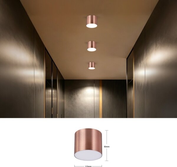 Immax NEO 07319L - LED stmievateľné stropné svietidlo RONDATE 18W/230V 11,5 cm Wi-Fi Tuya ružové