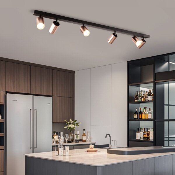 Immax NEO 08305L - Bodové svietidlo PUNTO 6xGU10/9W/230V ružové zlato
