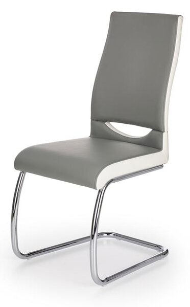Halmar K259 jedálenská stolička, šedá / biela