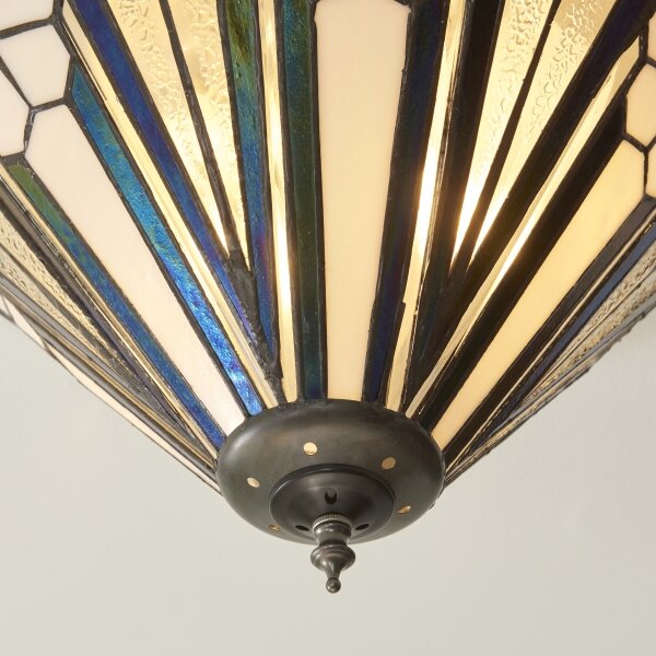 Endon 112191 - Stropné svietidlo Tiffany ASTORIA 2xE27/60W/230V pr. 40 cm