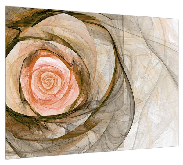 Moderný obraz ruže (70x50 cm)