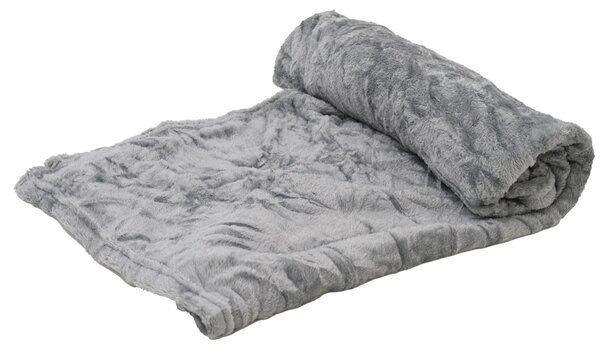 Plyšový MACKO BOB 25 x 55 cm s detskou dekou 110 x 170 cm vo vnútri modrý