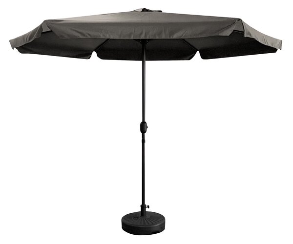 Aga Záhradný slnečník 300 cm MR2027 Tmavo sivý